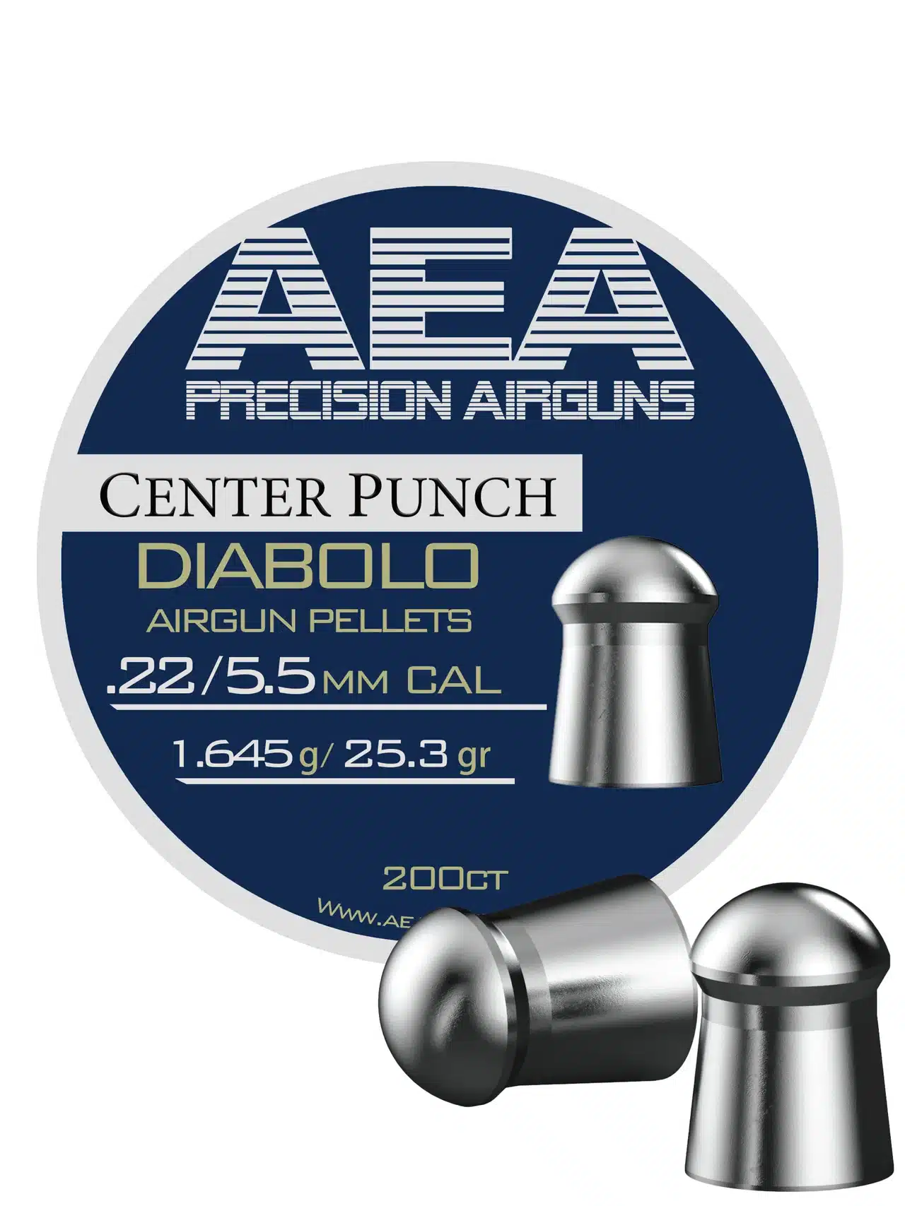 AEA - .22 Diabolo Pellet Heavy (++) 25.3gr (200 CT)