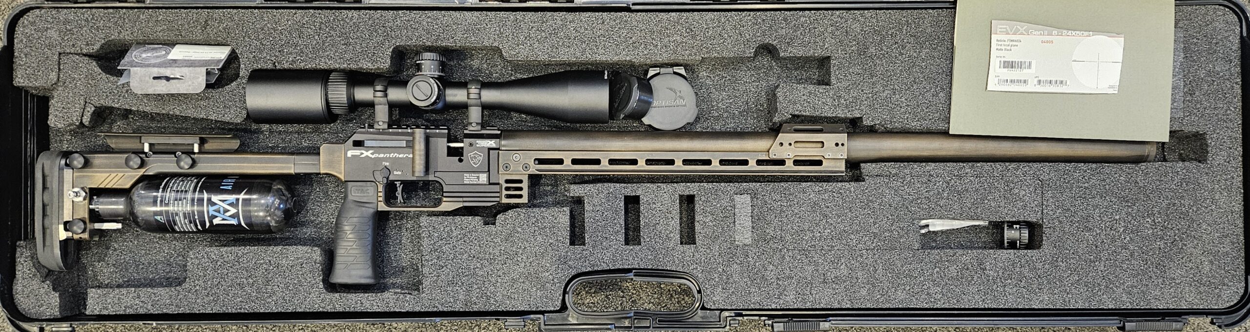 FX Panthera .25-700 Battleworn Bronze Airgun Package  **USED**