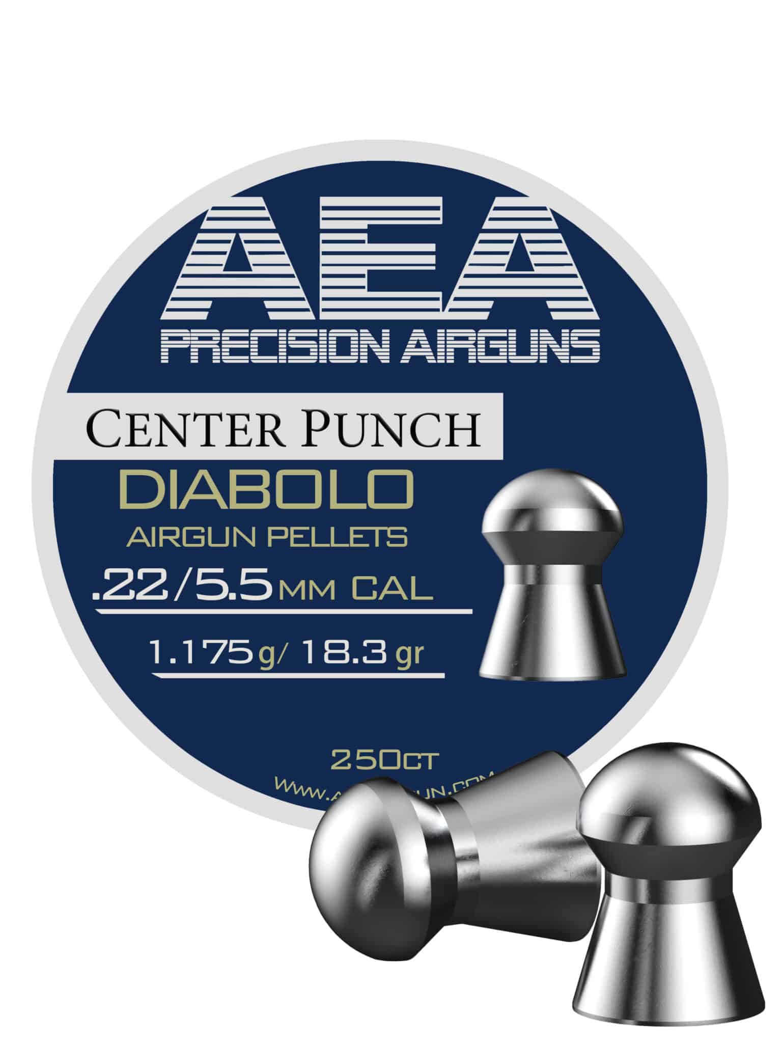 AEA - .22 Diabolo Pellet Heavy 18.30gr (250 CT)