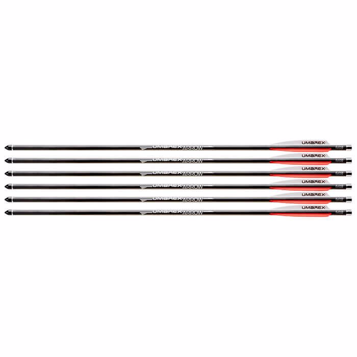 Umarex AirSaber Air Archery Airgun Arrows Carbon Fiber Field Tip 6-pack