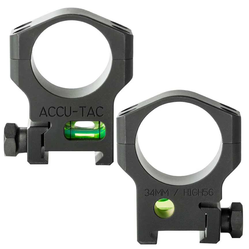 34 MM Accu-Tac Scope Rings (OPEN BOX)
