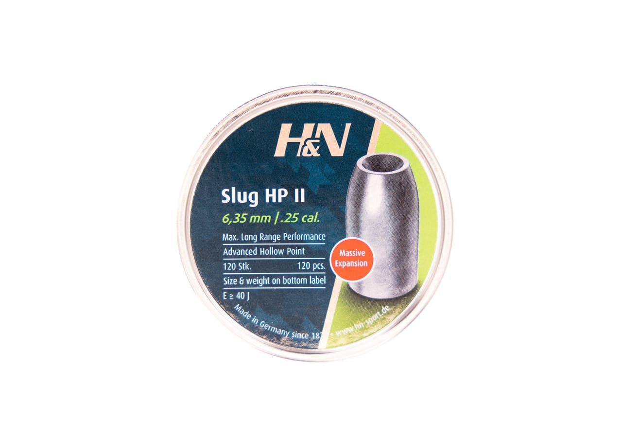 H&N Slug HP II .25 Cal - 120 pcs