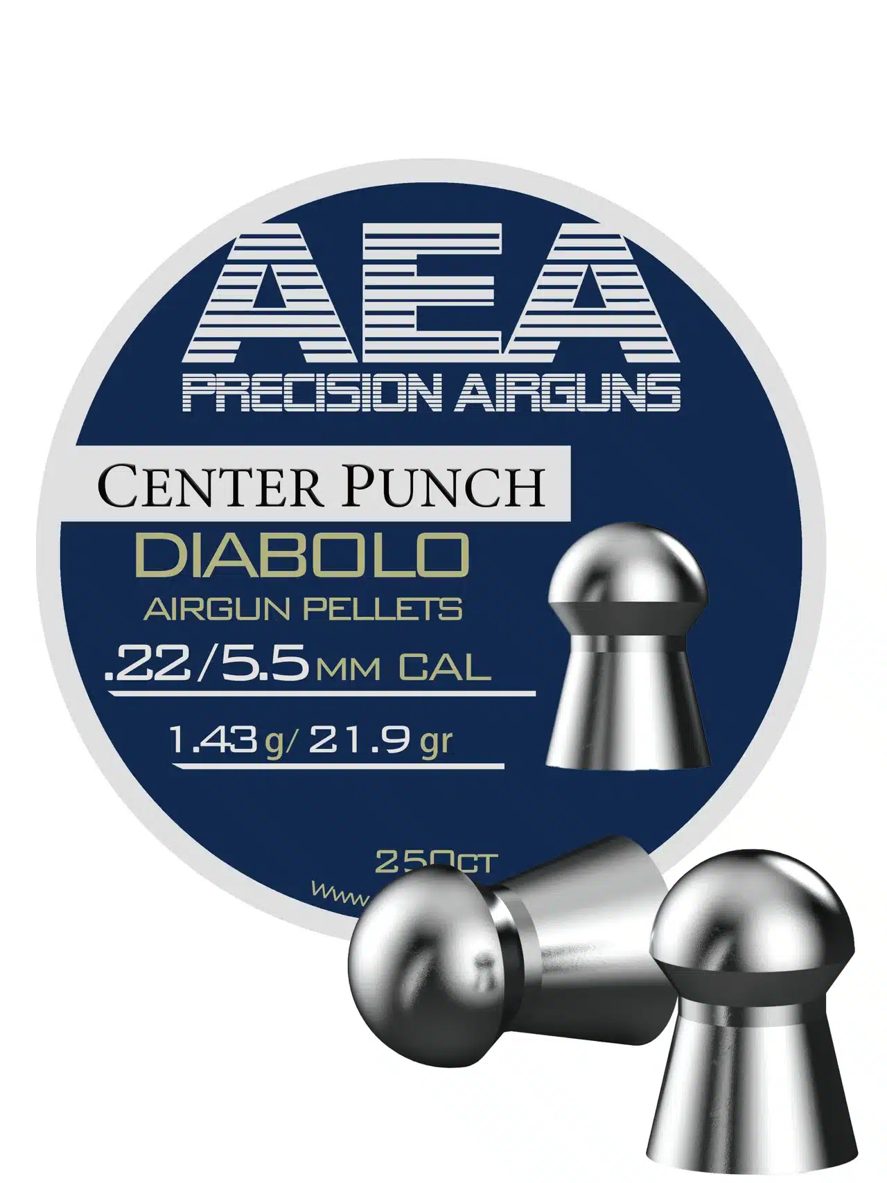 AEA - .22 Diabolo Pellet Heavy (+) 21.90gr (250 CT)