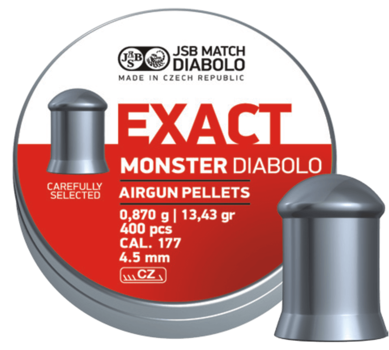 JSB Exact Monster Diabolo .177 | 400 ct | 13.43 gr