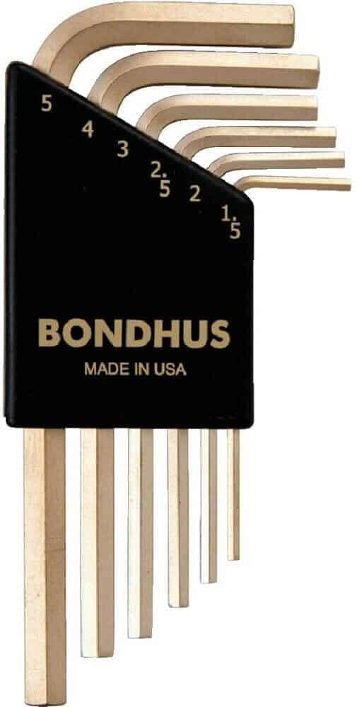 Bondhus 6 pc. Metric Allen Set - Hex End