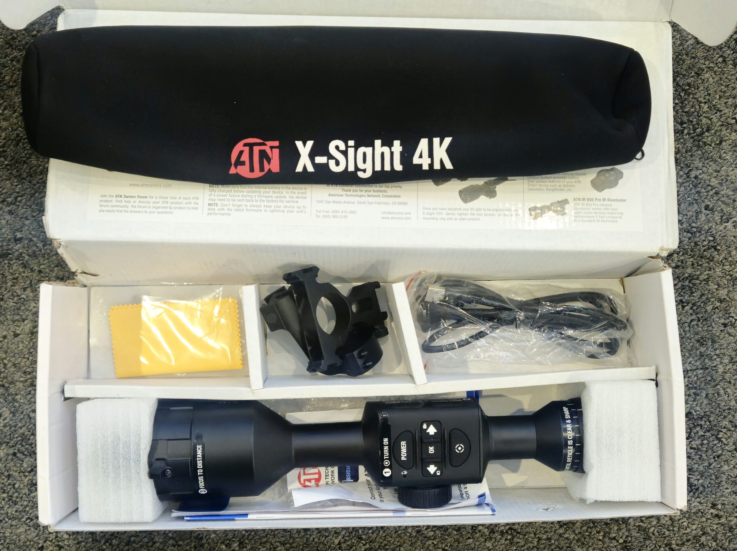 ATN 4K Pro Night Vision 3-18 Rifle Scope  **USED**