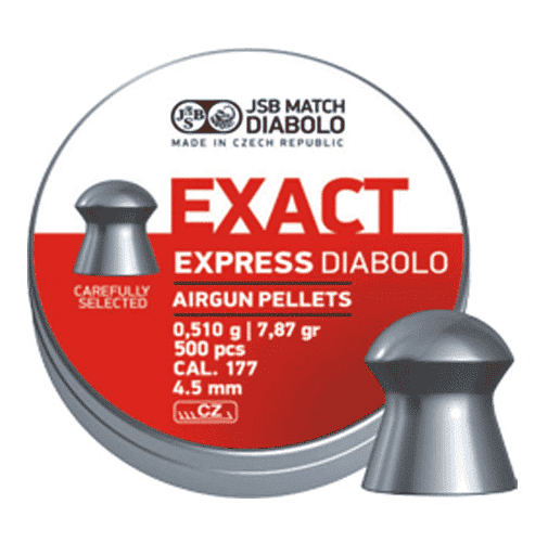 JSB Express Exact .177 | 500 pcs | 7.87 gr (CLEARANCE)