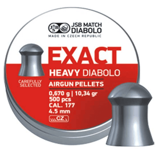 JSB Exact Heavy .177 | 500 pcs | 10.34 gr