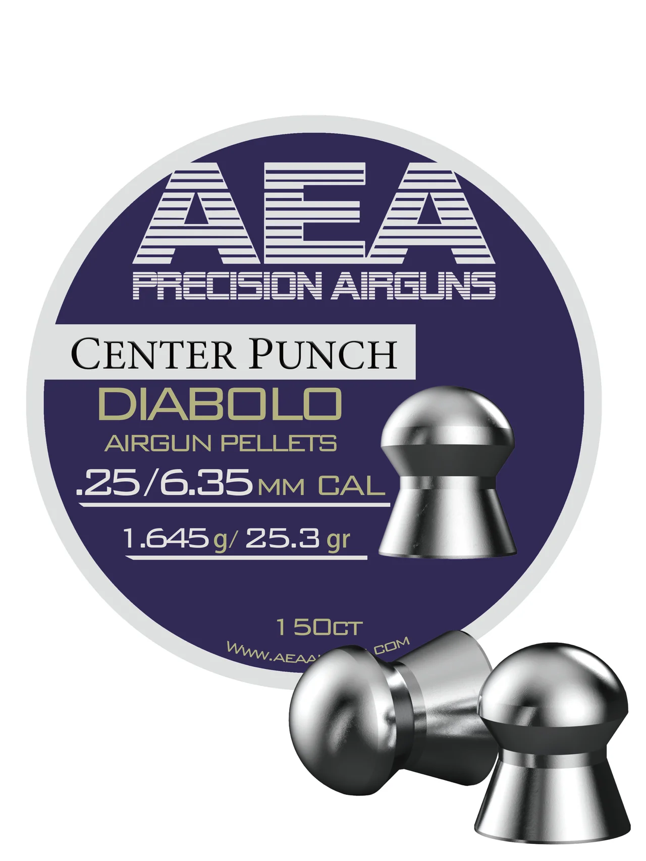 AEA - .25 Diabolo Pellet 25.30gr (150 CT)