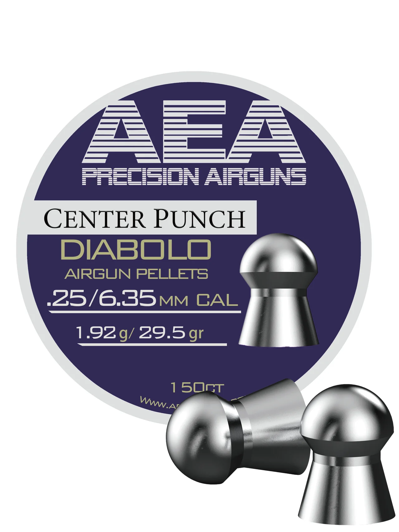AEA - .25 Diabolo Pellet Heavy 29.50gr (150 CT)