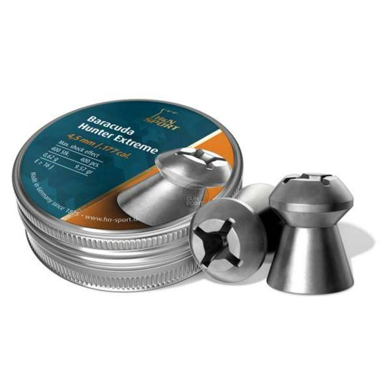 H&N Baracuda Hunter Extreme .177 | 400pcs | 9.57gr