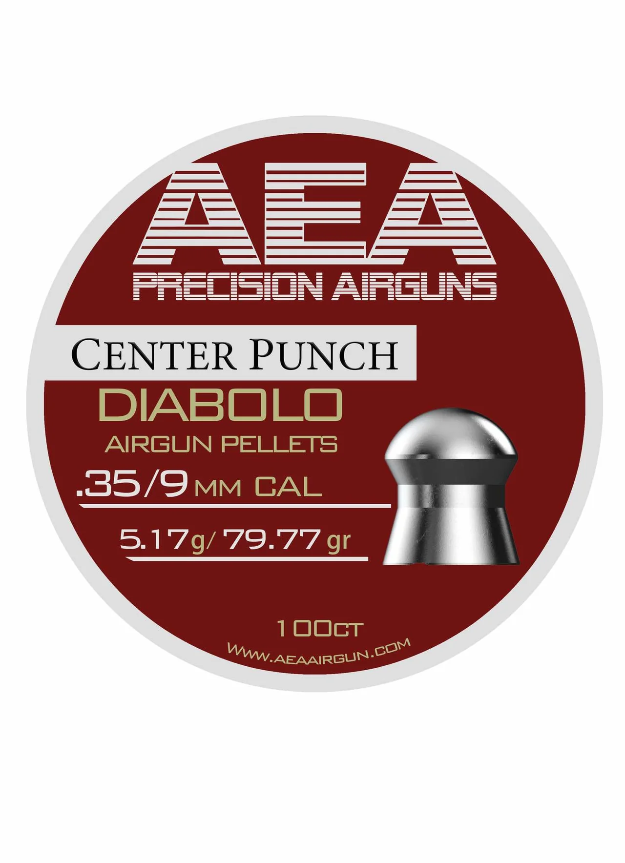 AEA .35 Center Punch Pellets - 79.77gr - 100 ct