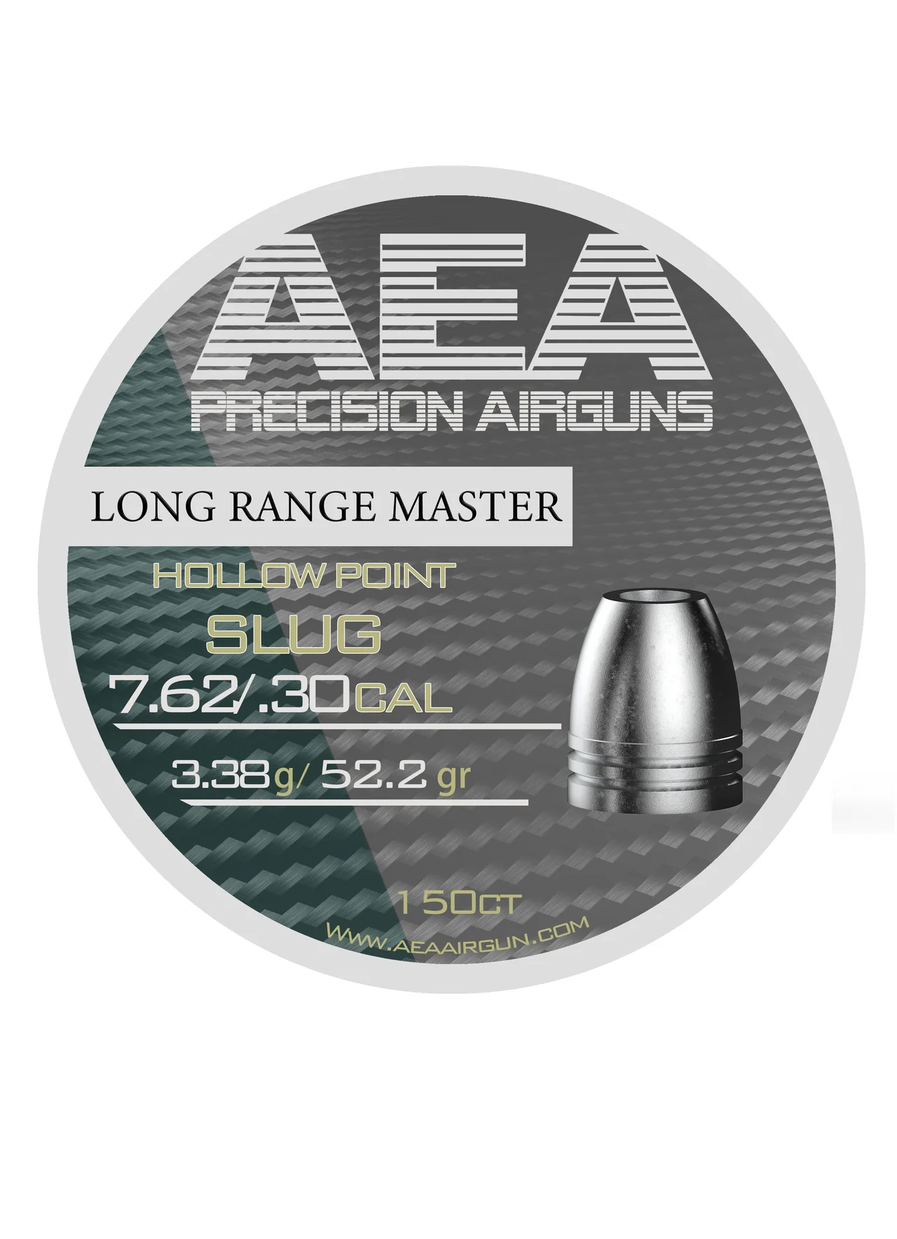 AEA .30 Long Range Master Hollow Point Slugs - 150 ct - .300 (52.2gr)