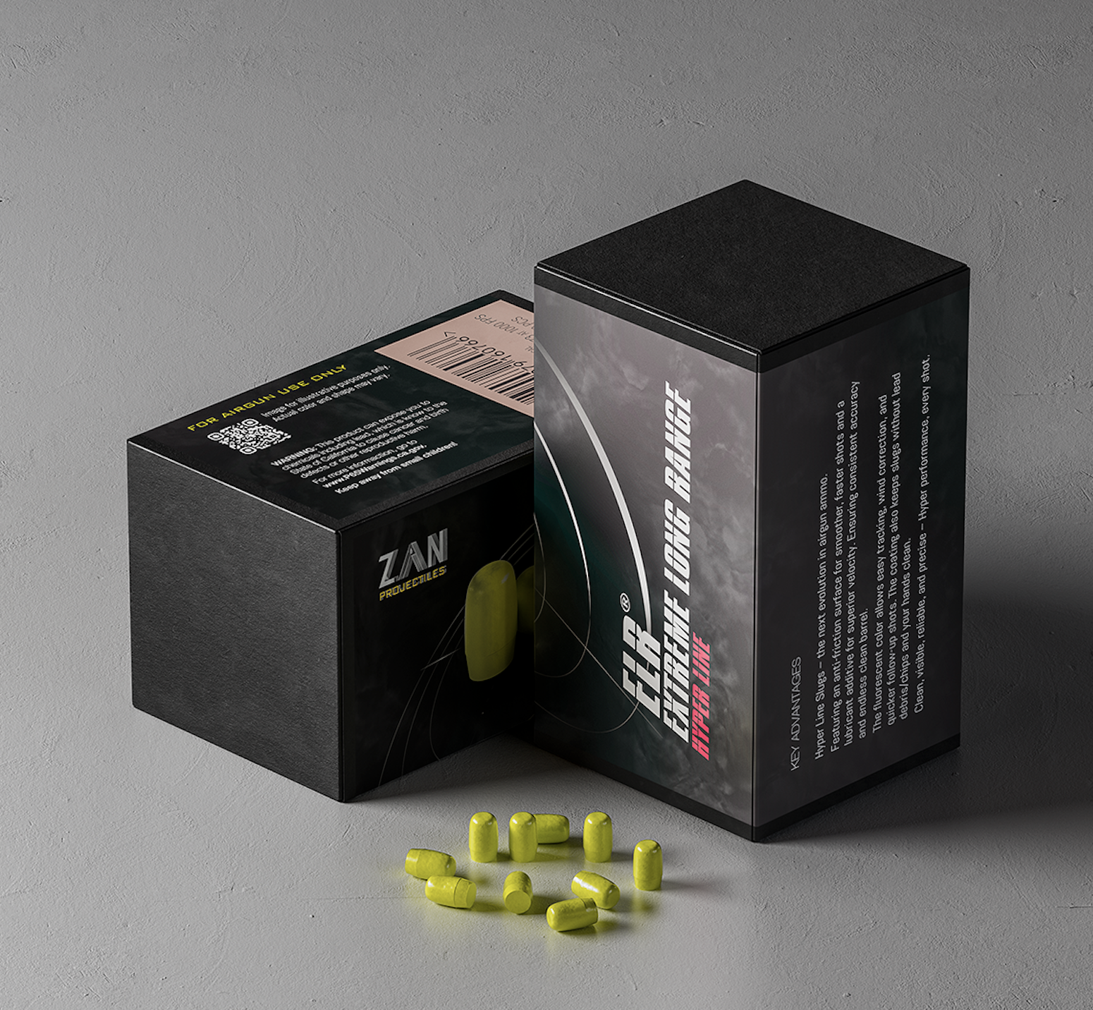 ZAN Slugs - .22 Caliber ELR Hyper Slugs 34.6gr