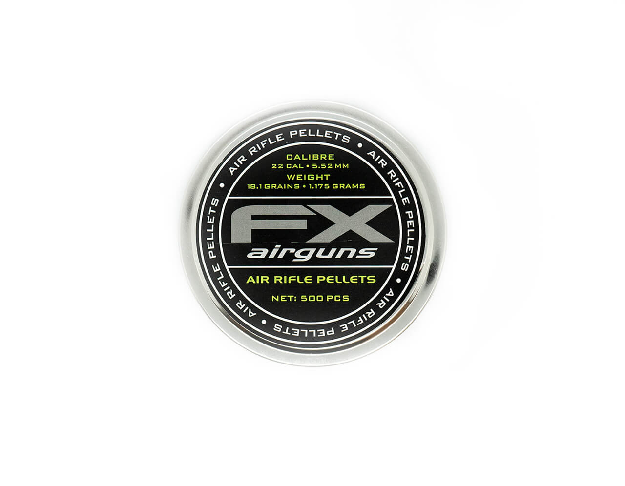 FX .22 Air Rifle Pellets | 500 ct. | 18.1gr