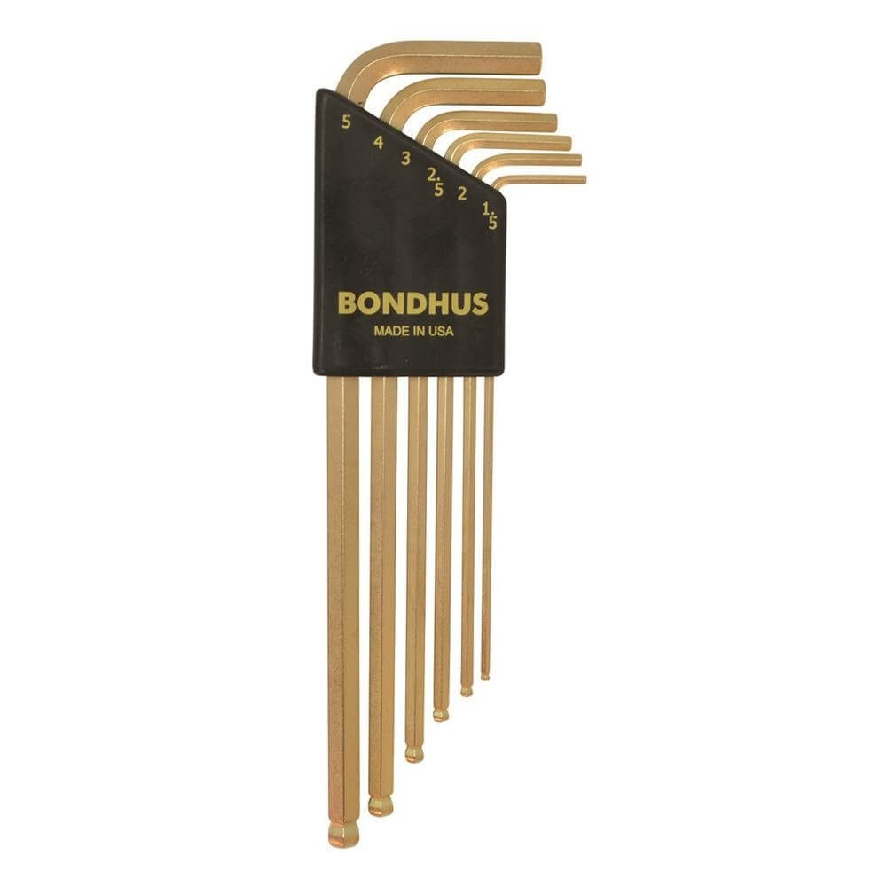 Bondhus 6 Pc. Metric Allen Wrenches - Ball End