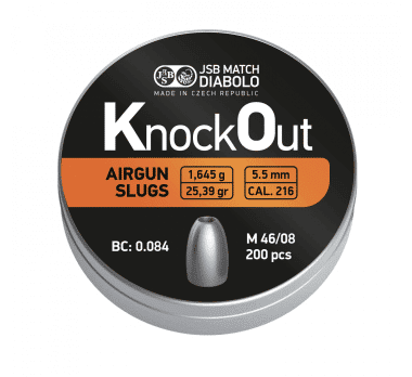 JSB KnockOut Slugs .22 | 200 pcs. (CLEARANCE)